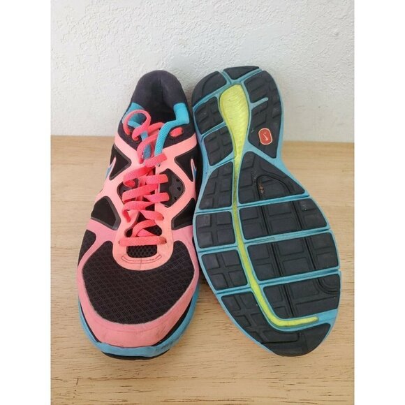 No INSOLES NIKE Lunarglide 3 Women's sz 8 Running Black/Neon/White 480195-991 - Picture 4 of 5